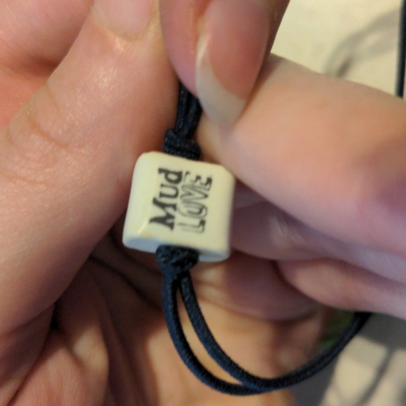 Two Mudlove clay bead charm elastic bracelets star, triceratops dinosaur - Picture 5 of 6